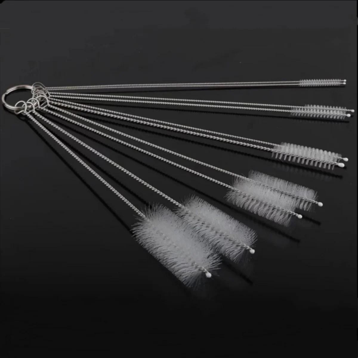 10pcs Bottle Brush Set – Reusable Straw Cleaner for Narrow Neck Containers