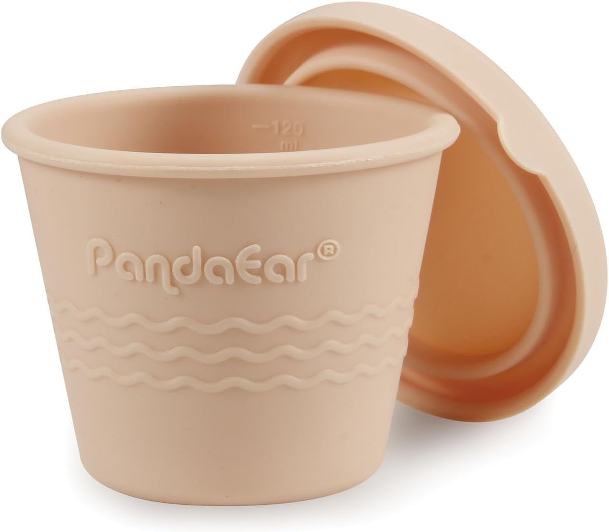 PandaEar 12 Pack Silicone Baby Food Storage Containers, 4 oz Reusable Small…