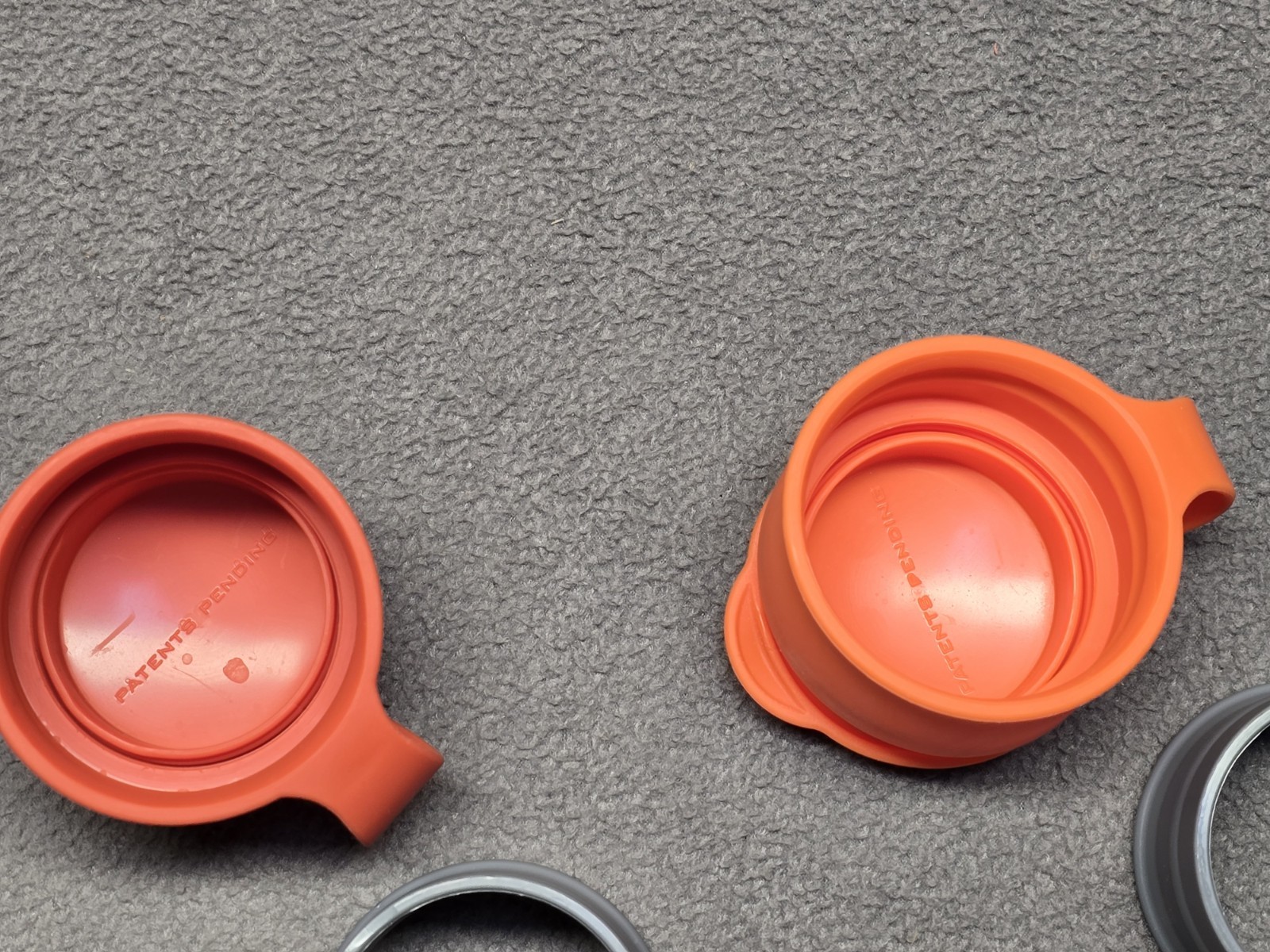 Two Copco Small Bag Caps Cover & Seal Your Bags For Easy & Fresh Storage, Orange