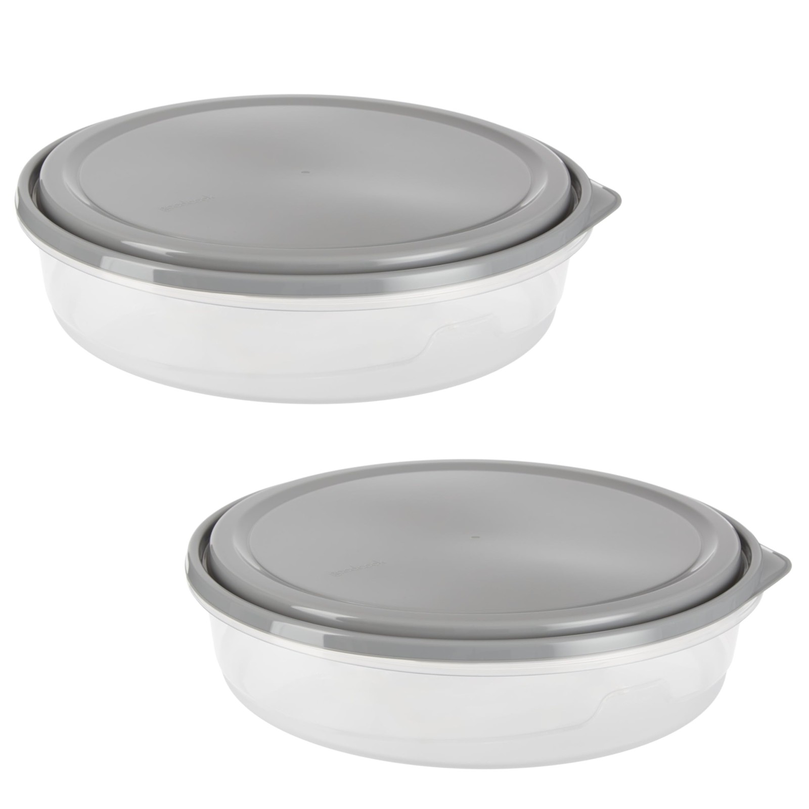12 Inch Round Food Storage Containers Extra Large BPA Free 2 Pack