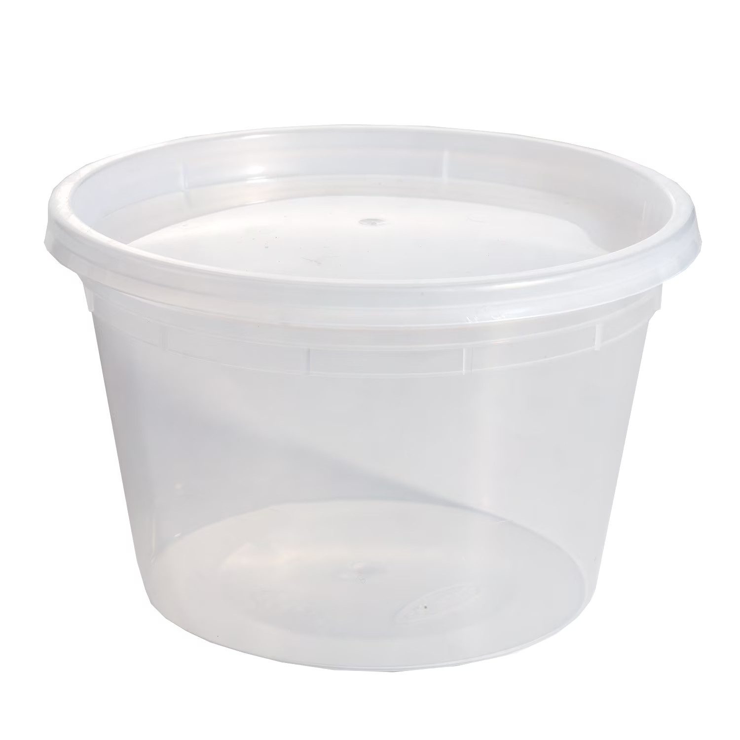 Plastic Deli Container Reusable Food Storage Meal Prep 20 Pieces 16oz.