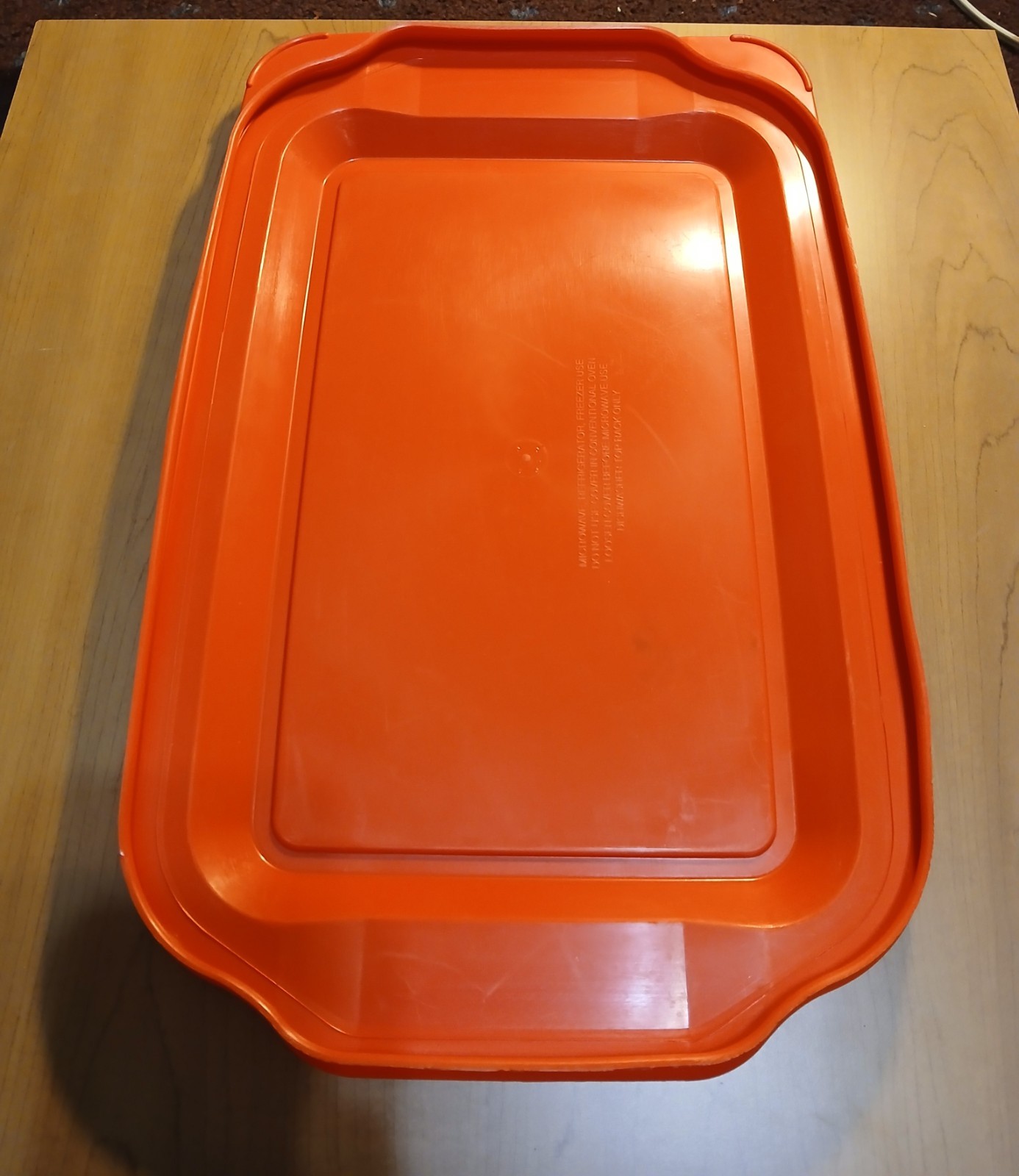 Pyrex Red Plastic Replacement Lid C-233-PC 9×13 3qt 2.8L Rectangular USA