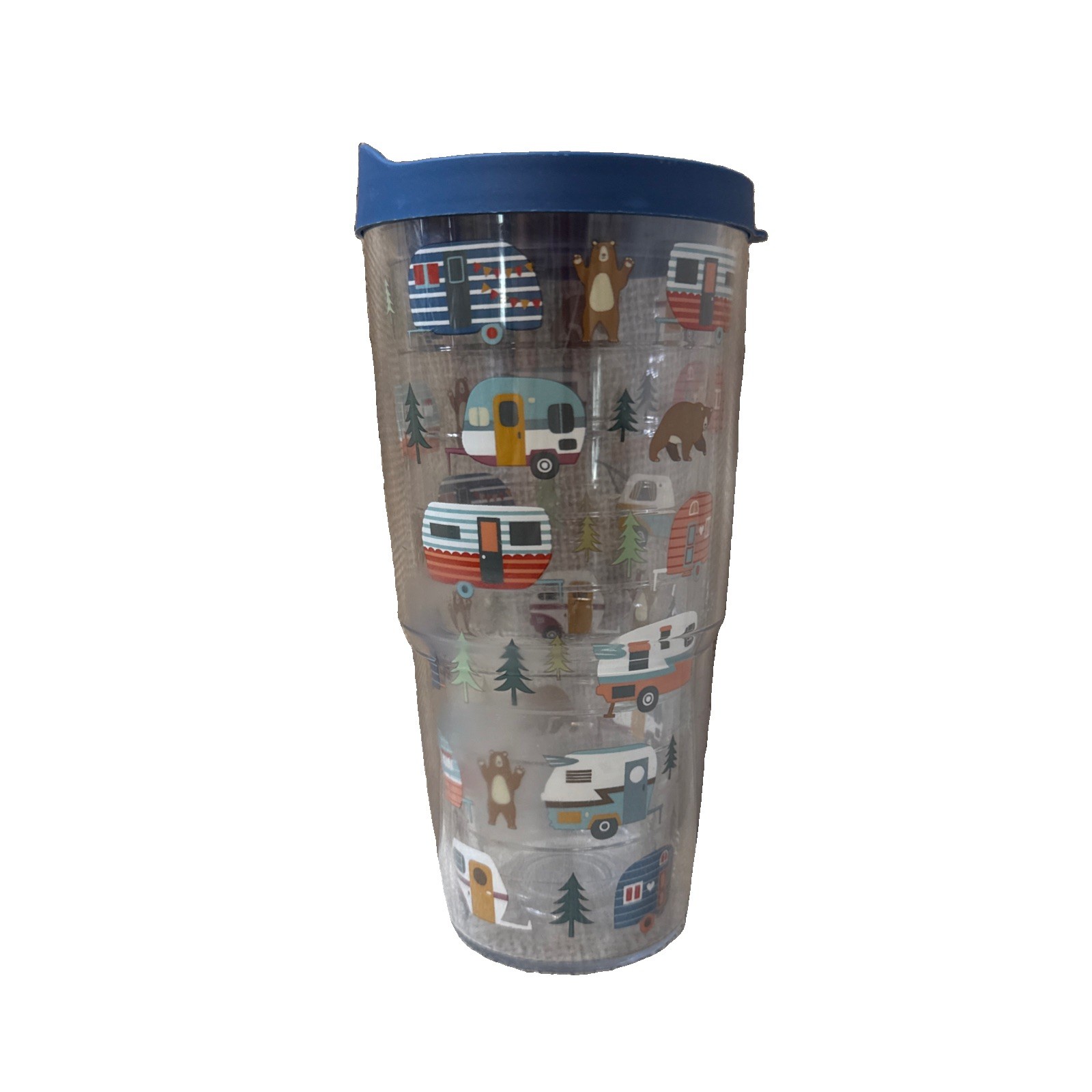 Tervis Trailer Bears Wrap 24 Oz. BPA Free Insulated Tumbler with Travel Lid
