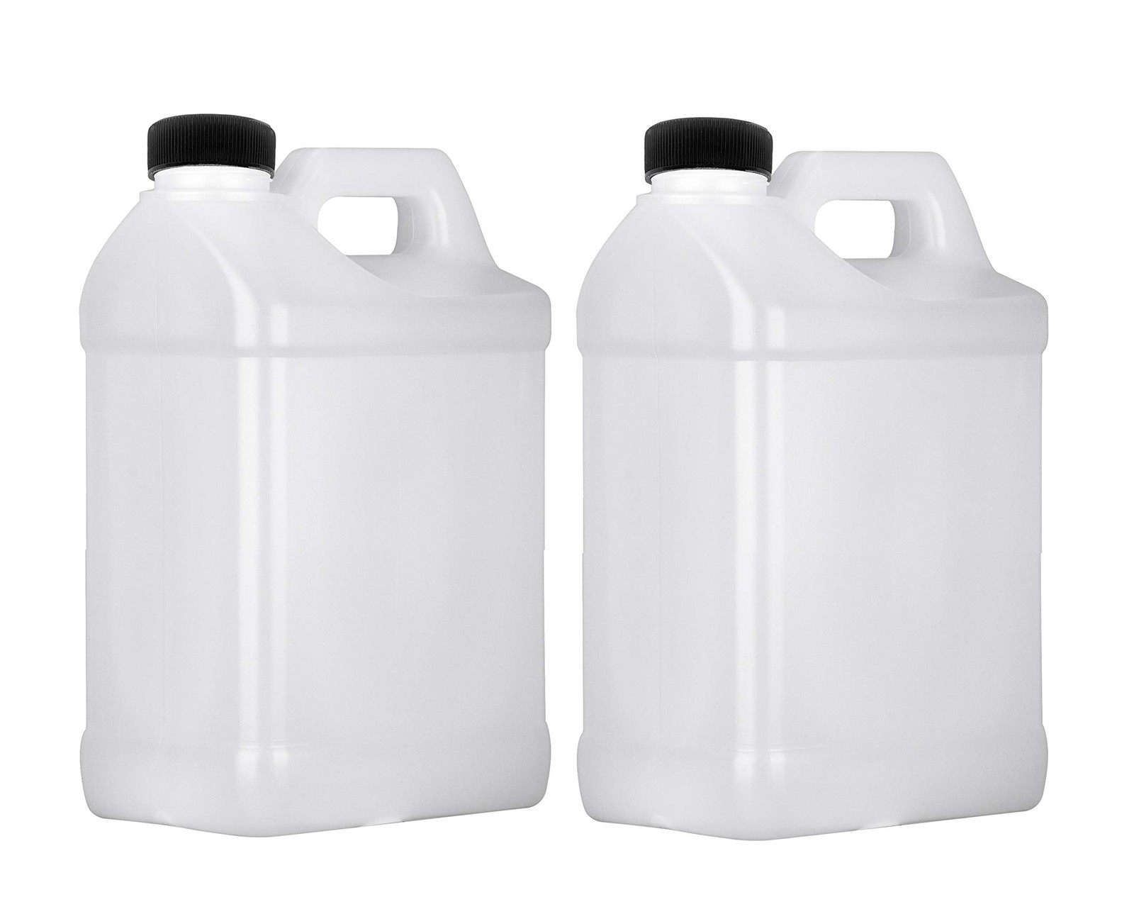 Plastic Jug 1 Gallon F-Style Storage Containers HDPE 2 Pack