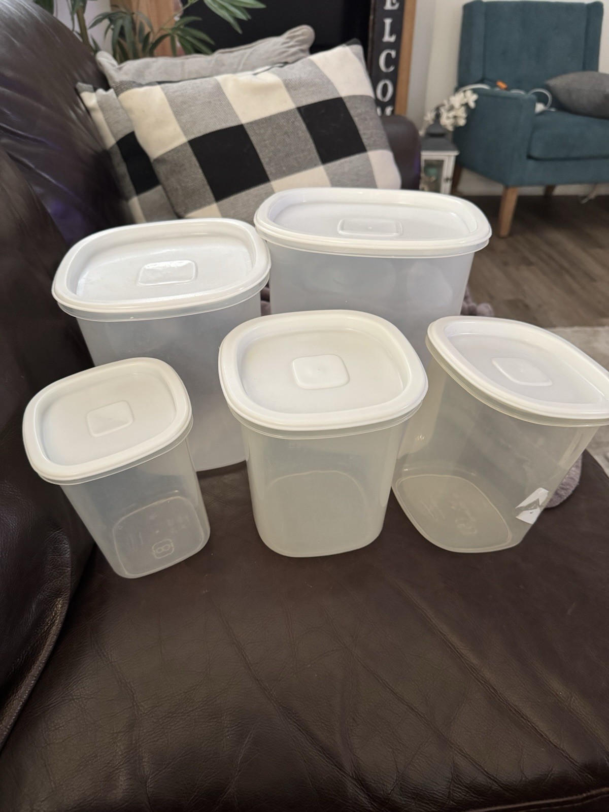 ✅Rubbermaid Servin Saver ✅LOT OF 5 ✅Food Storage Container ✅#5, 5, 8, 6, 7 ✅Lids