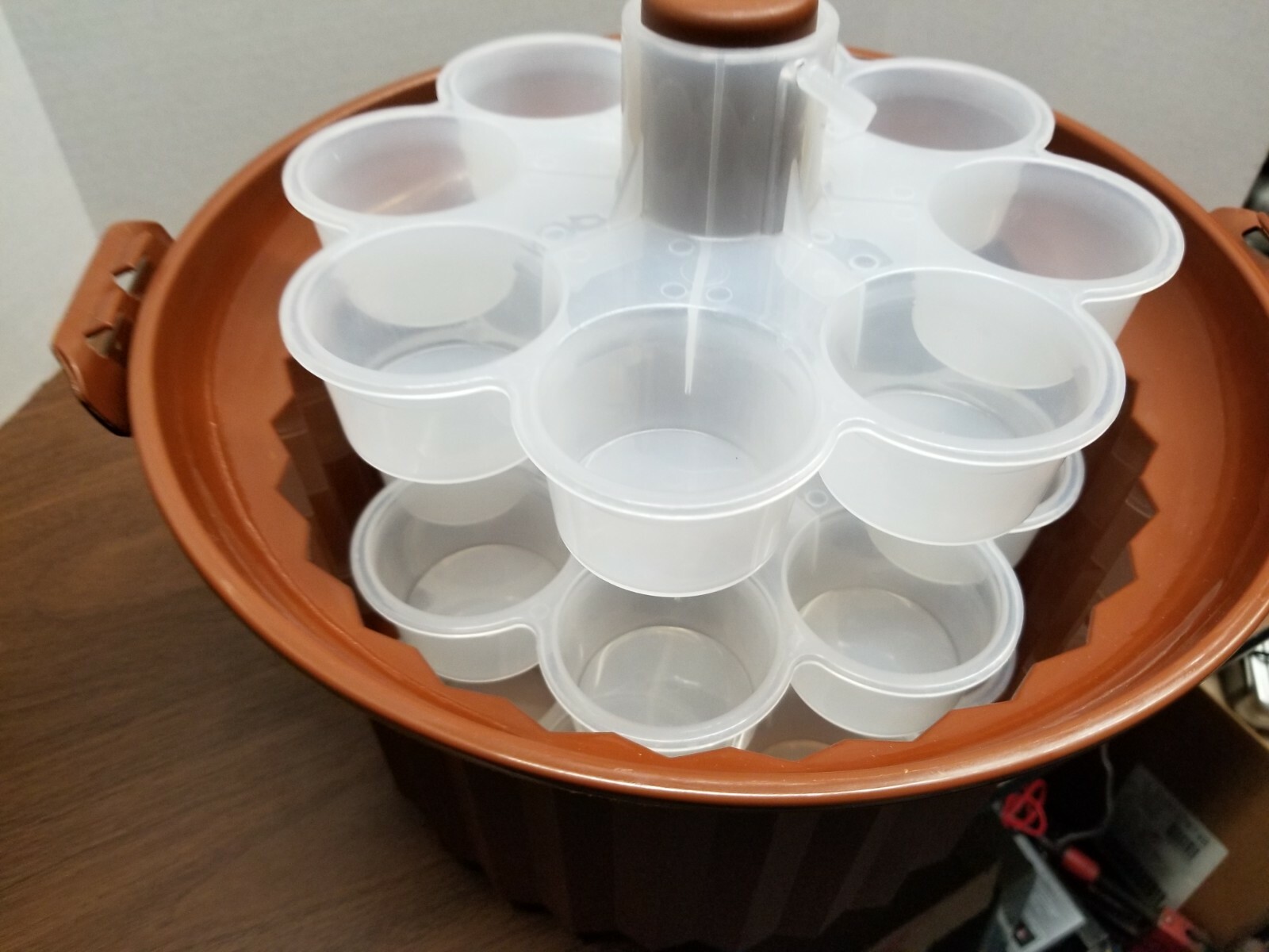 24 Cupcake Carousel Carrier 3 Tier Holder Server by Fox Run