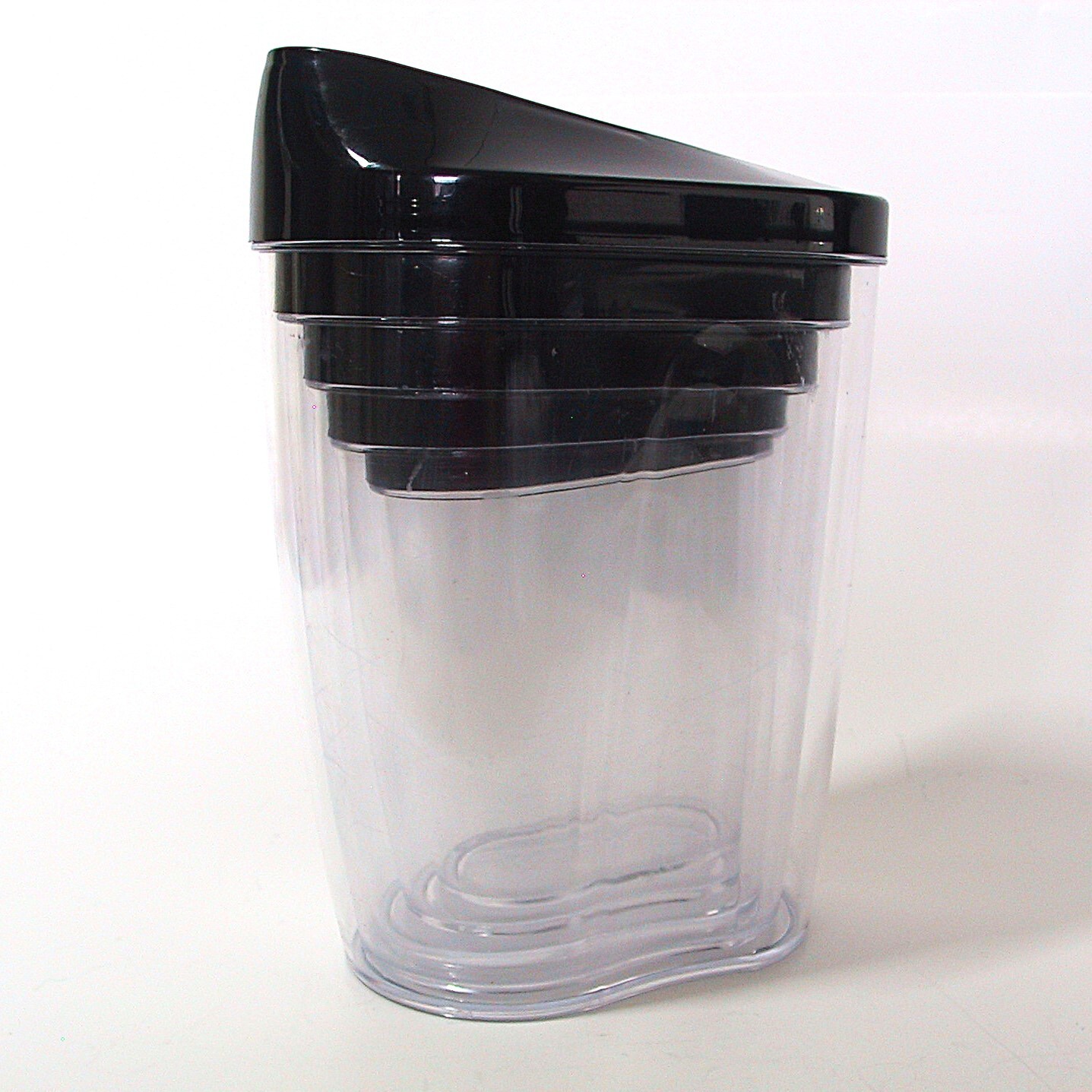 5-Piece Food Storage Container Set Black Lids – VTG Nesting Stackable BB&B Style
