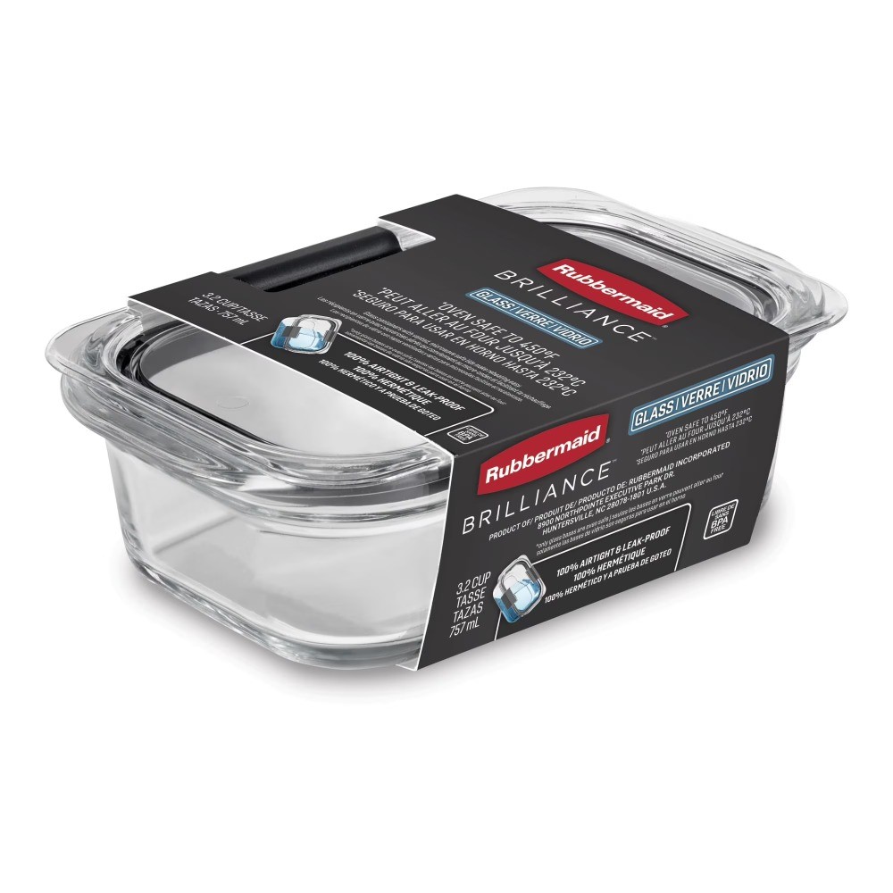 (2 pack) Brilliance Food Storage Container, 3.2 Cup