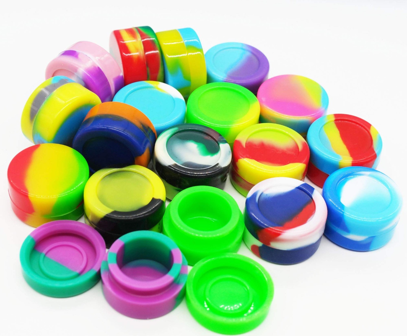 5ml Non-Stick Silicone Wax Concentrate Containers – Multi-Use Jars (100 Pack)