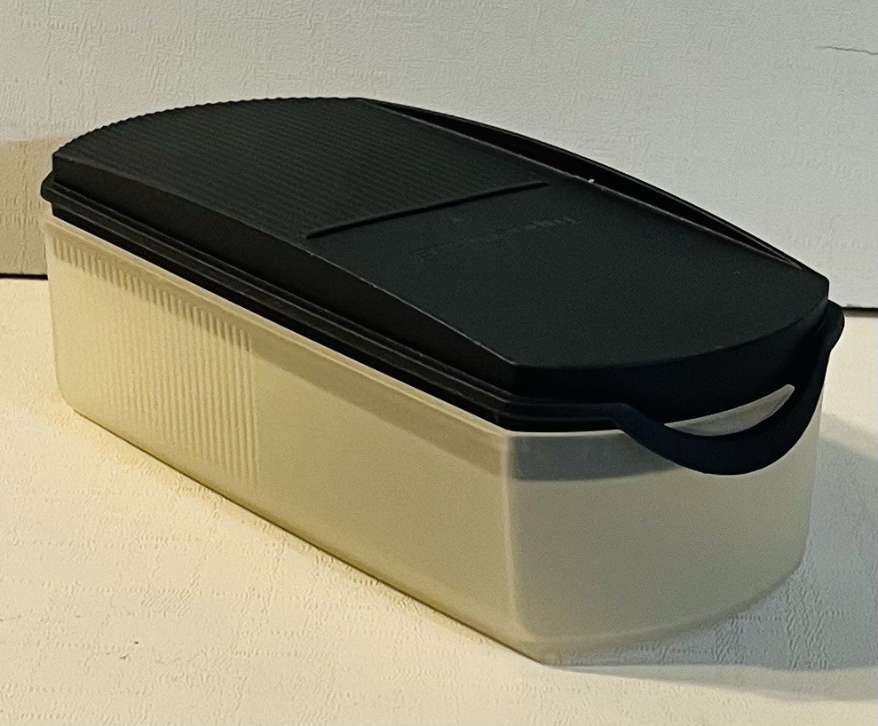 Tupperware Shelf Smart 5388A (350 ml) Rectangle Set Of 2 w/ Grey Lids