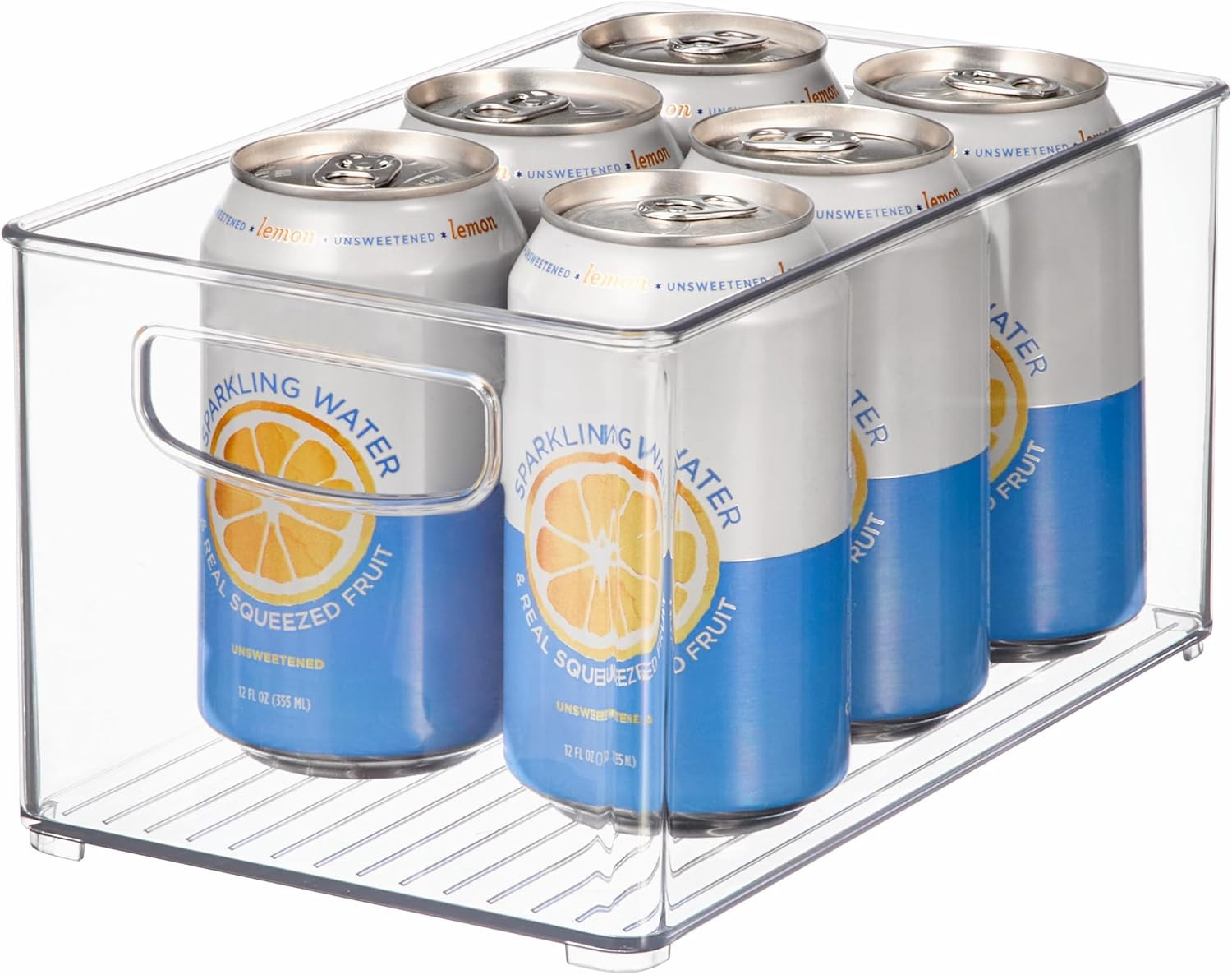 Stackable Clear Plastic Bin | Kitchen Organizers and Storage, for Fridge and Pan