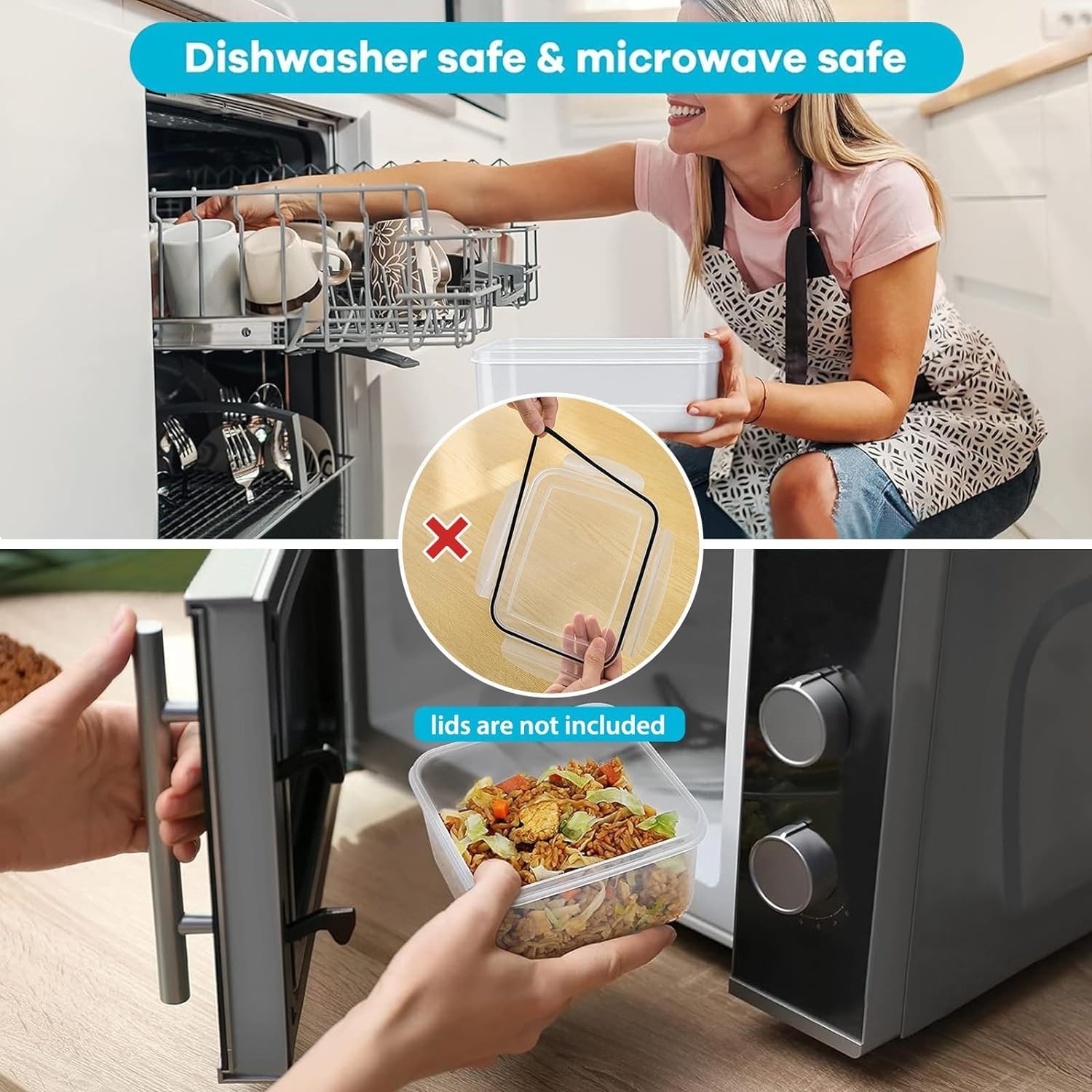 4 Pcs Fruit Storage Containers For Fridge With Removable Colander Airtight Food