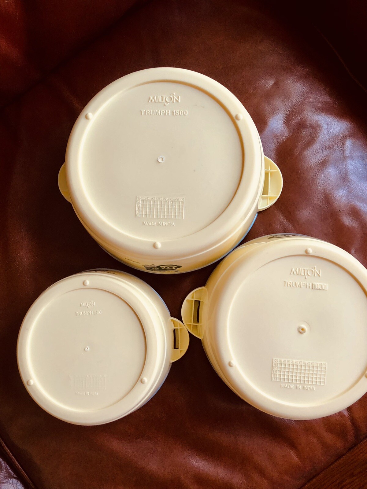 3 Piece Milton Triumph 3 Piece Round Casserole Food Storage Set
