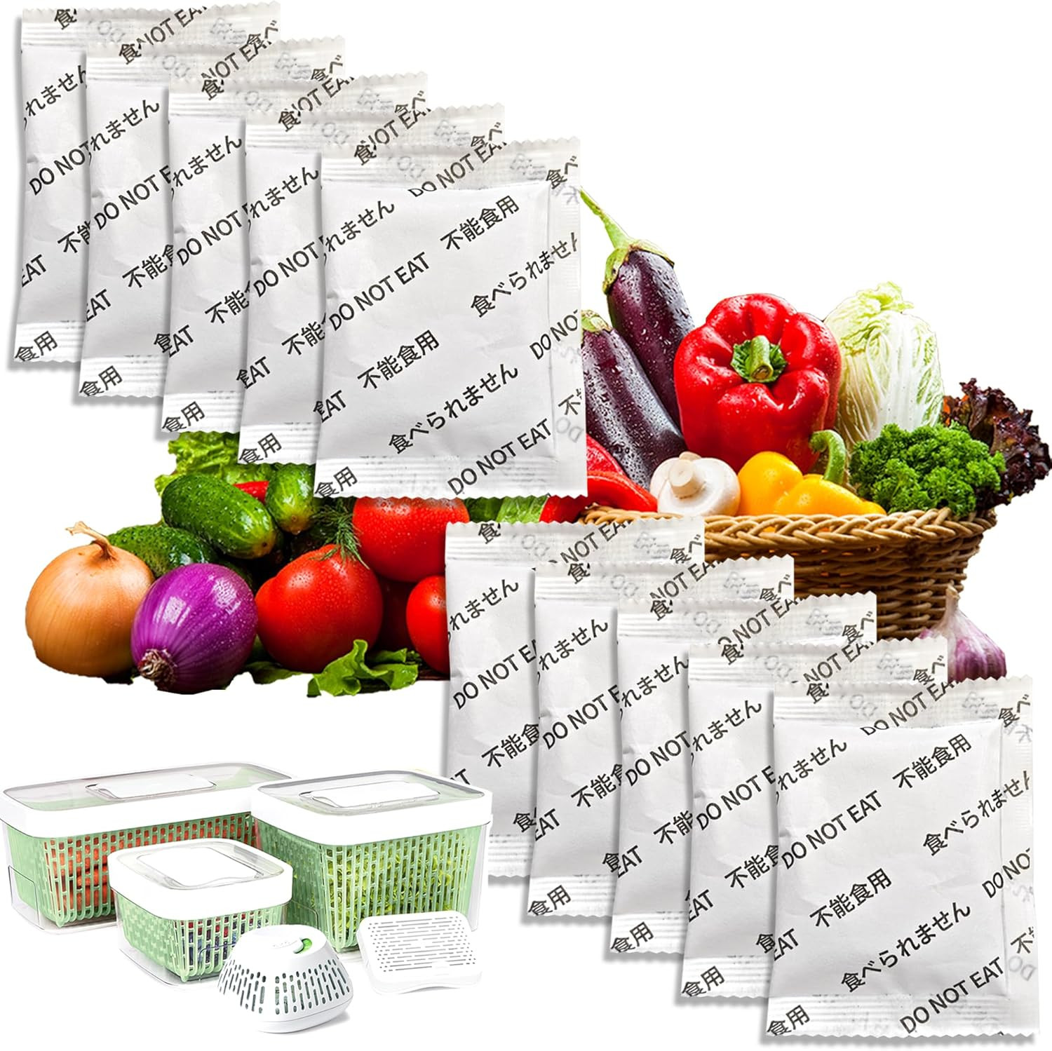 10-Pack Replacement Kits for OXO Good Grips Greensaver Carbon Filter Refills, Co
