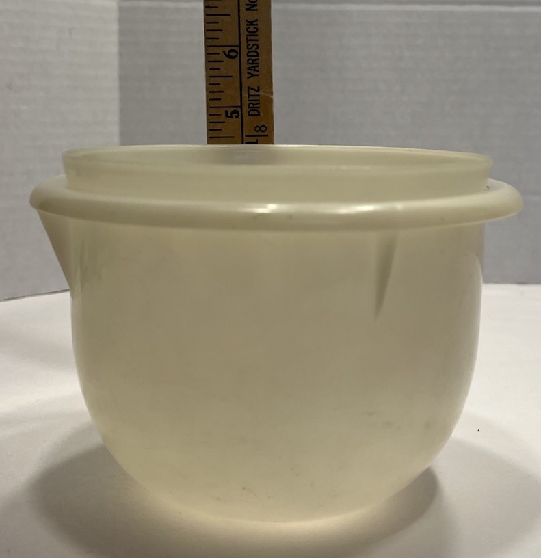 Vintage Tupperware Fix N Mix Nesting Bowls with Lids Sheer Set of 3 Flaws READ