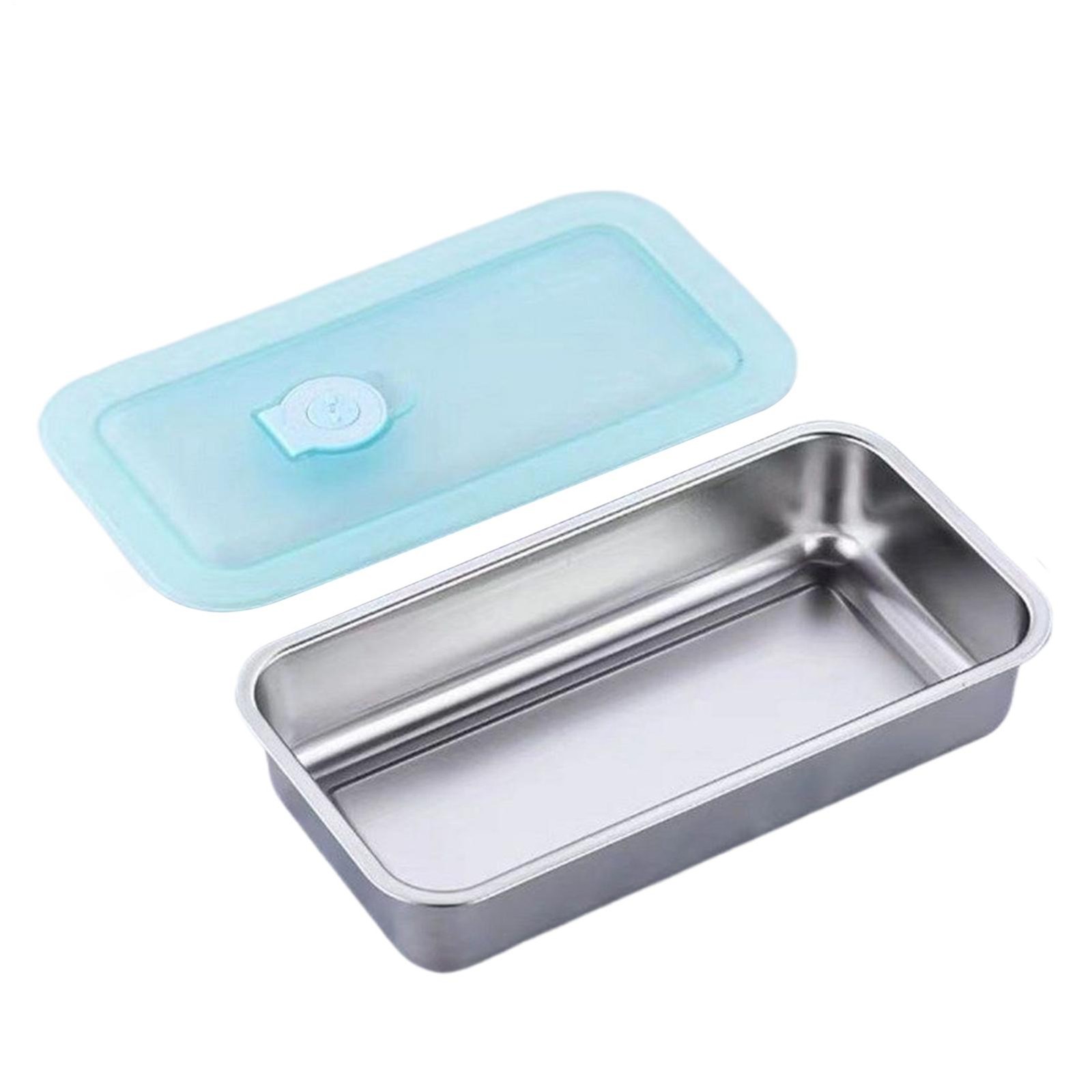 1pc Reusable Grab and Go Snack Containers with Lids Stainless Steel Snack Packs