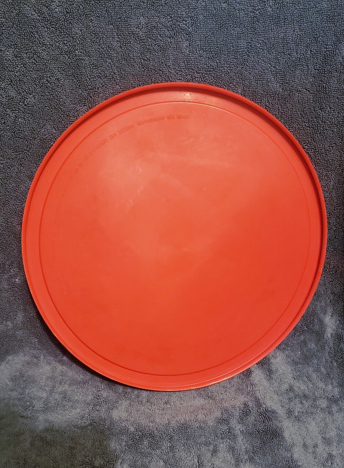 Pyrex 326-PC Red 4Qt 3.8 L Round Plastic Storage Lid Cover for Glass Mixing Bowl