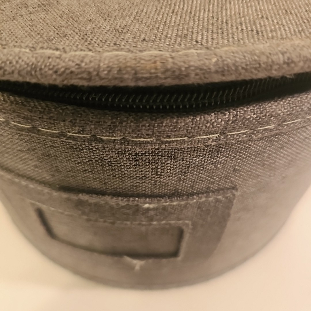 Round Dish Carrier 10 x 6 Inch Insulated zipper closure and front label holder