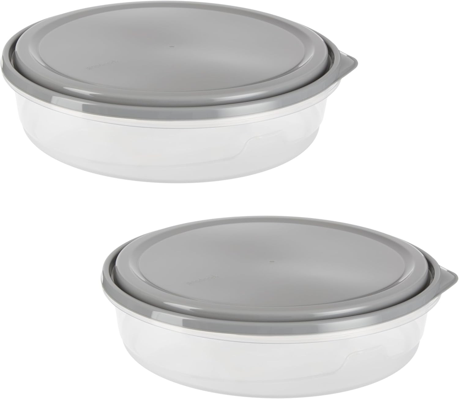Everyware Extra Large 12 Inch round Container 2 Pack, BPA Free
