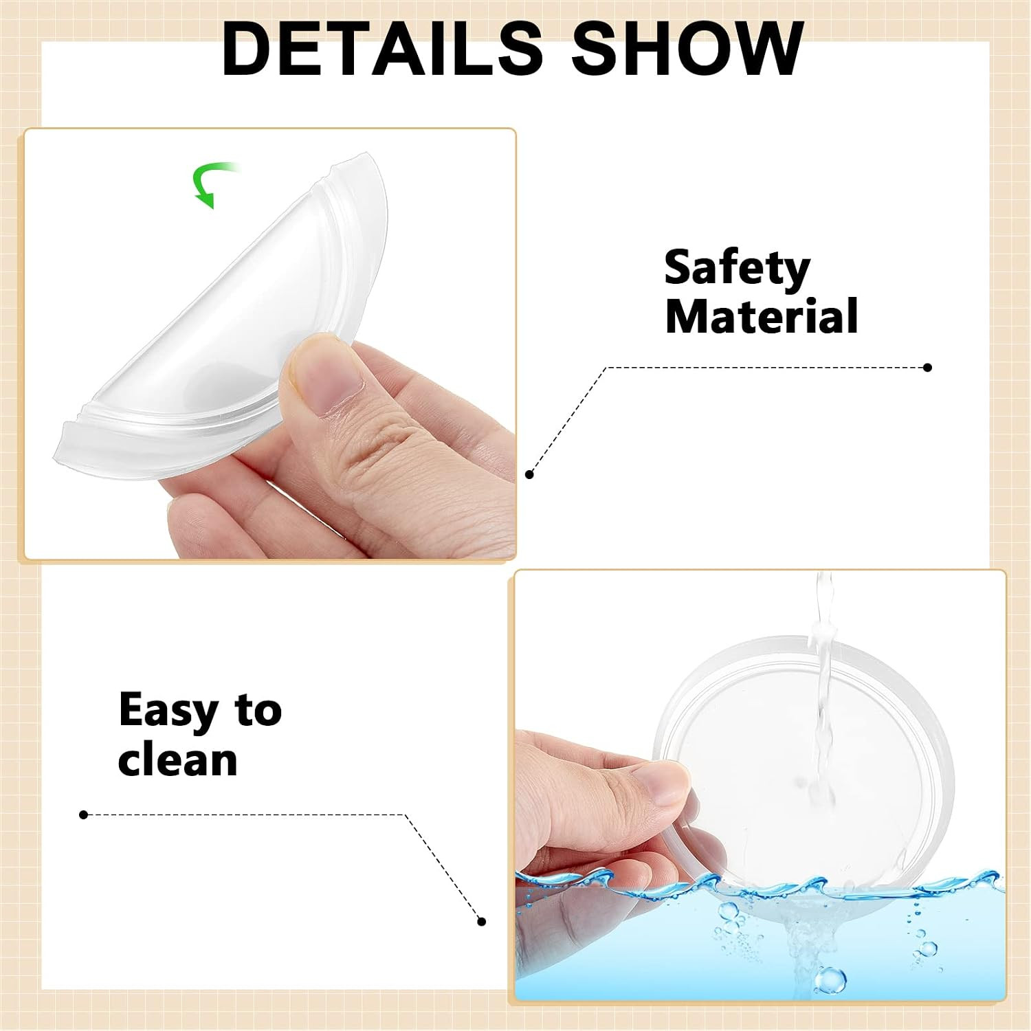 40 Pcs Yogurt Jar Lids Set Compatible with Oui 5 Oz Clear Plastic Silcone Bambo