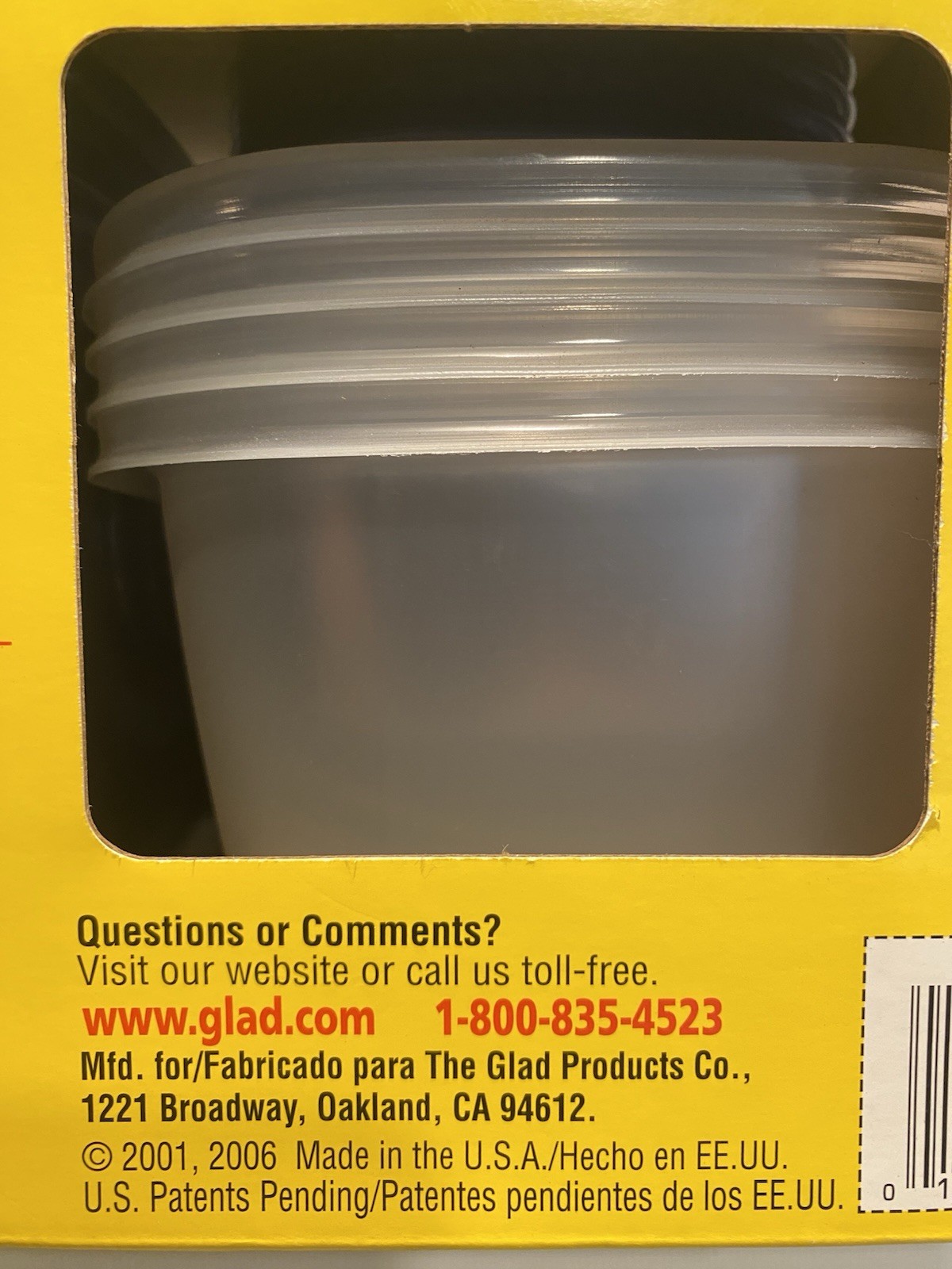 NOS 2006 Glad Ware Gladware 18 Containers Lids New Variety Pack Wow