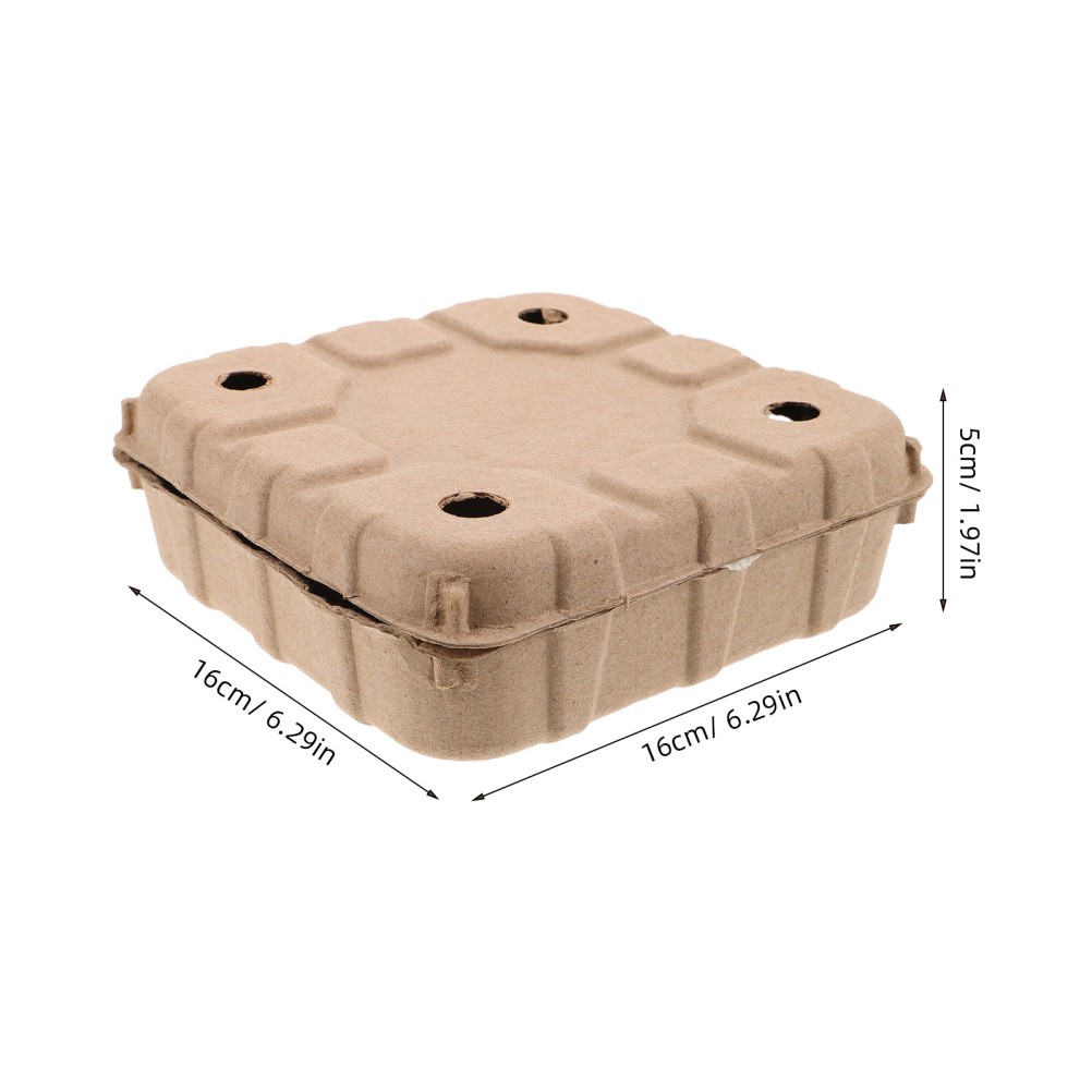 10 Pcs Biodegradable Strawberry Box Paper Cartons Blueberry Storage Basket