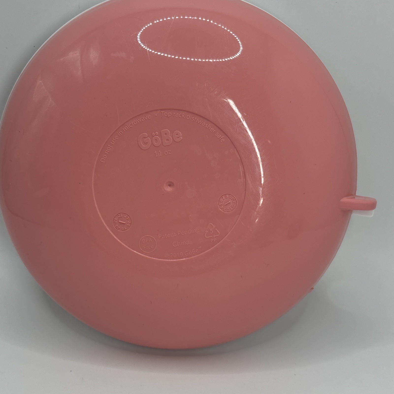 Gobe original snack spinner 5 compartment picnic travel food storage pink