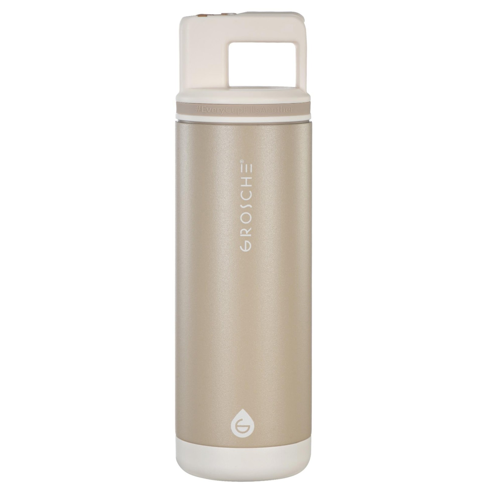 Grosche Alpine Flip N Sip 20 Oz Insulated Water Bottle – Stainless Steel