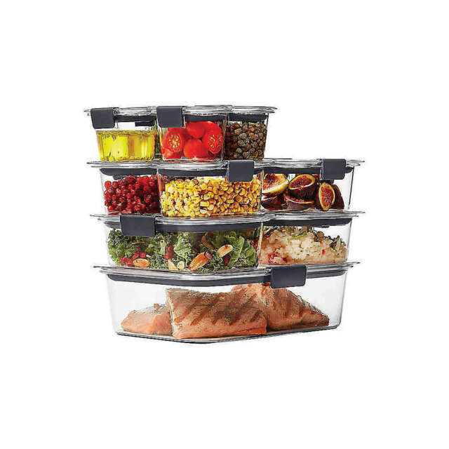 Rubbermaid Brilliance 4.7 Cup Food Storage Containers 2-Pack – Leak-Proof
