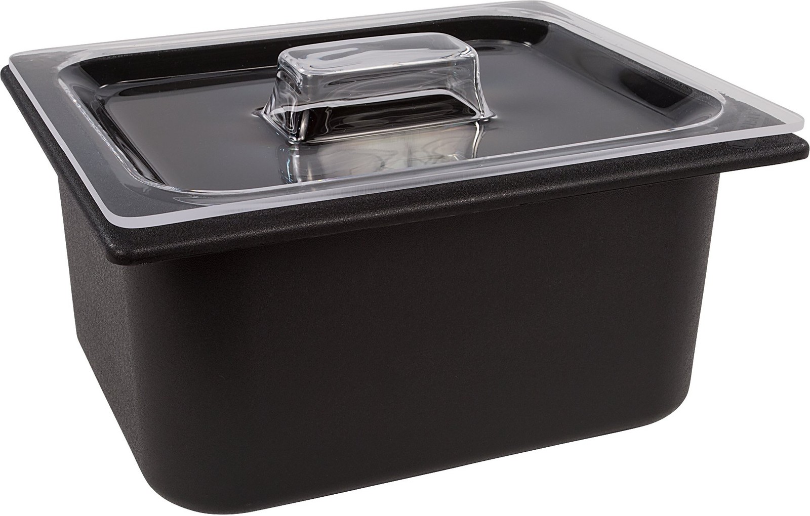 CM110103 Coldmaster Insulated Food Pan, 1/2 Size, 6 quart, Black