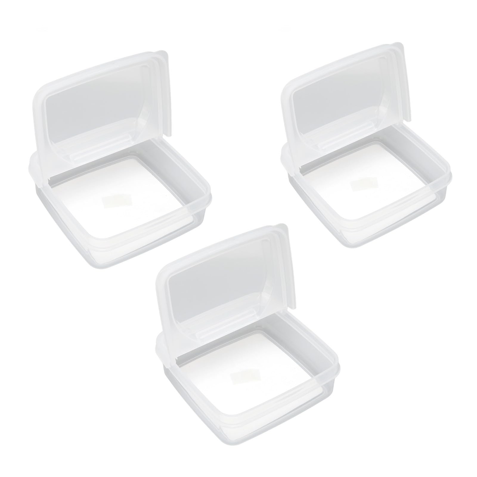 3 Pack Cheese Storage Containers with Flip Lids, Sliced Cheese Container for …