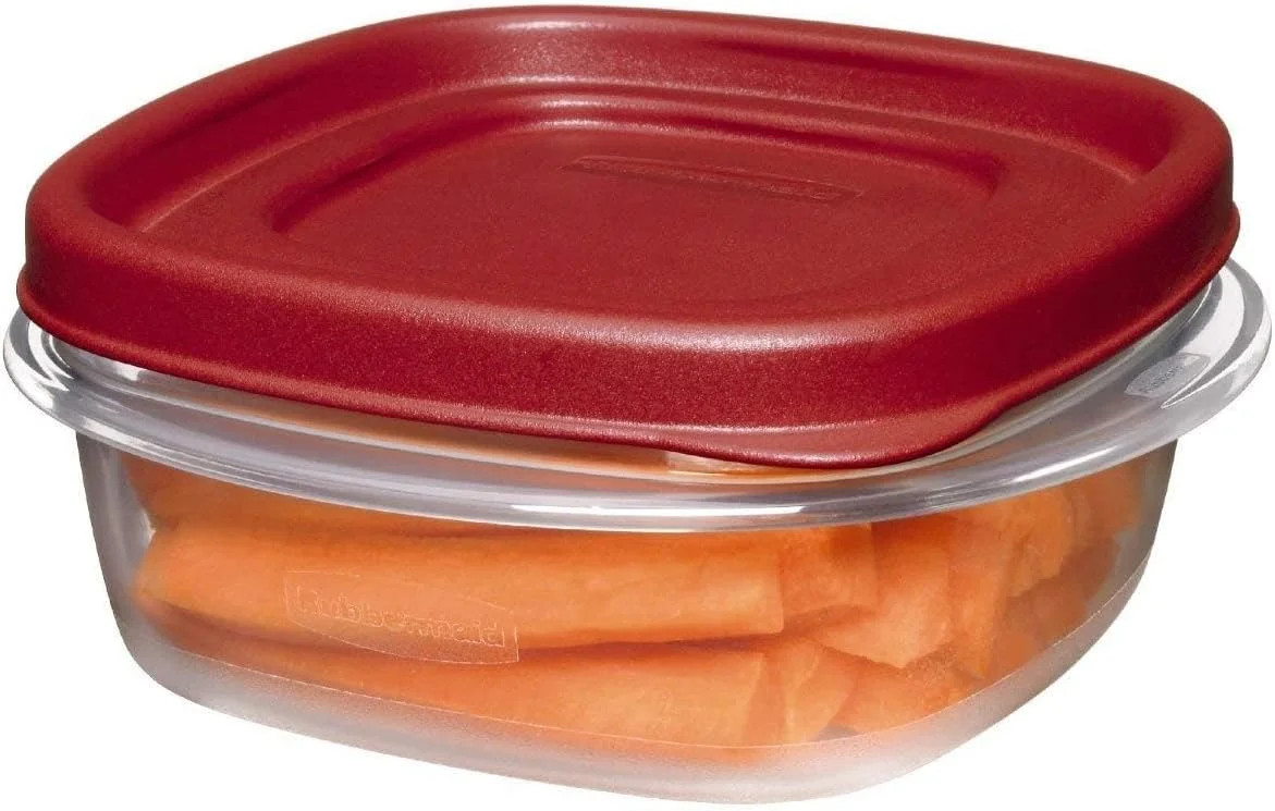 Rubber maid Food Storage Containers, 1.25 Cup Food Storage Containers, 9 Peice S