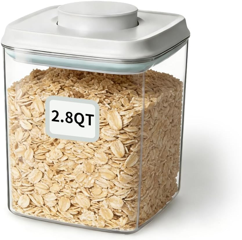 Airtight Food Storage Container with One-Touch Lid, 2.8 QT / 2.65 L Stackable Bp