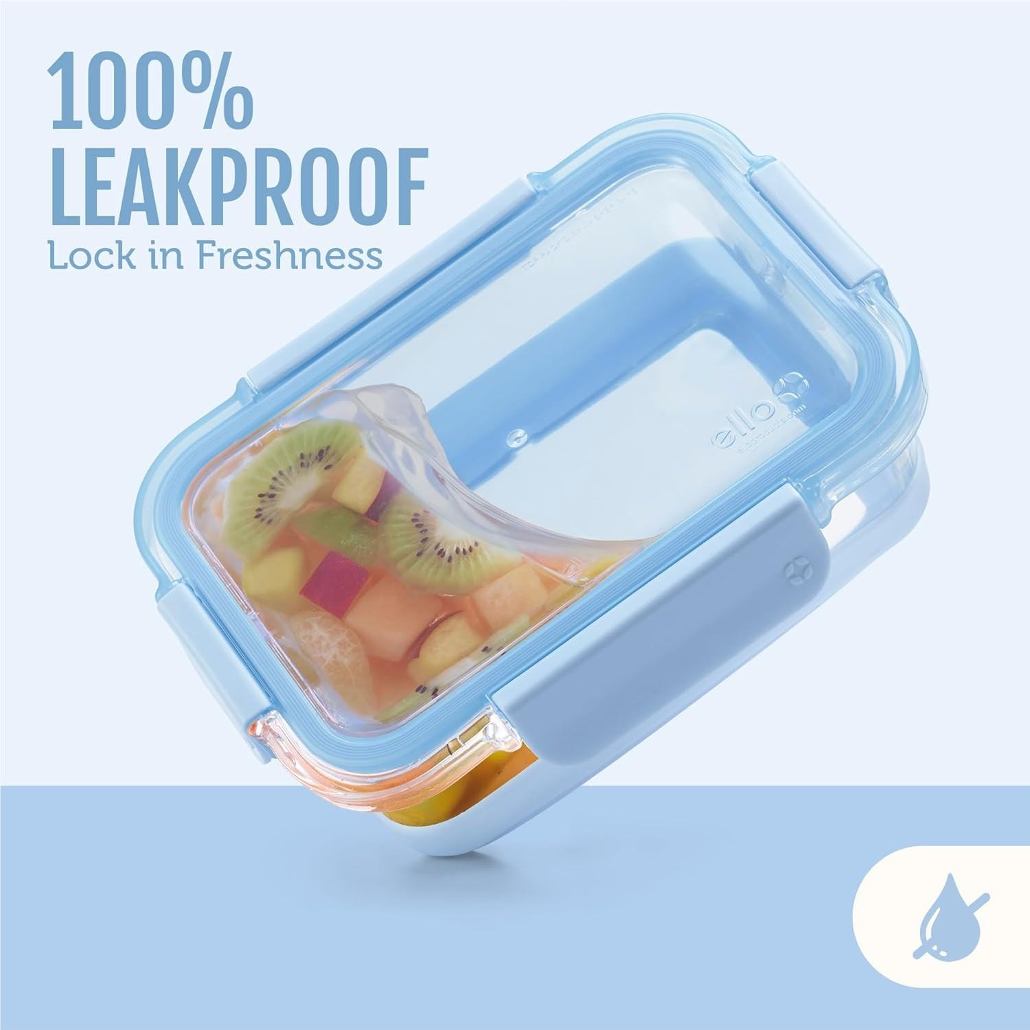 Duraglass 3.4 Cup Meal Prep Sets 10Pc, 5 Pack Set- Glass Food Storage Container