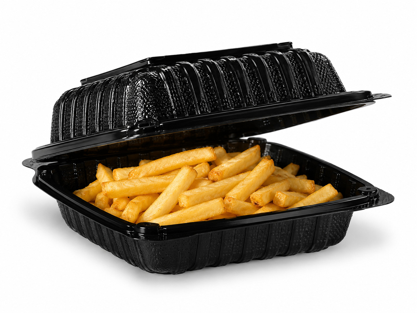 Heavy Duty Hinged Takeout Containers | Leak Resistant | Restaurant Quality
