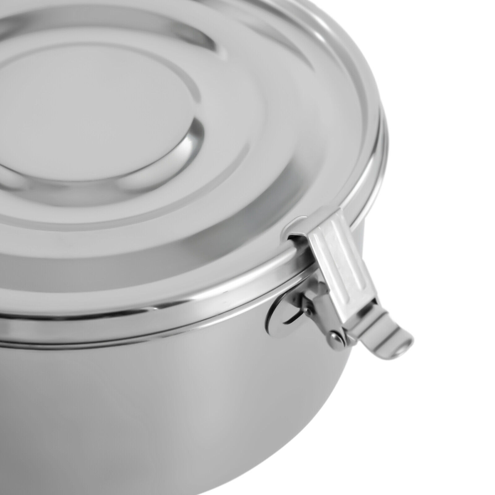 304 Grade Stainless Steel Food Storage Containers Leak-Proof Smell-Proof Silver