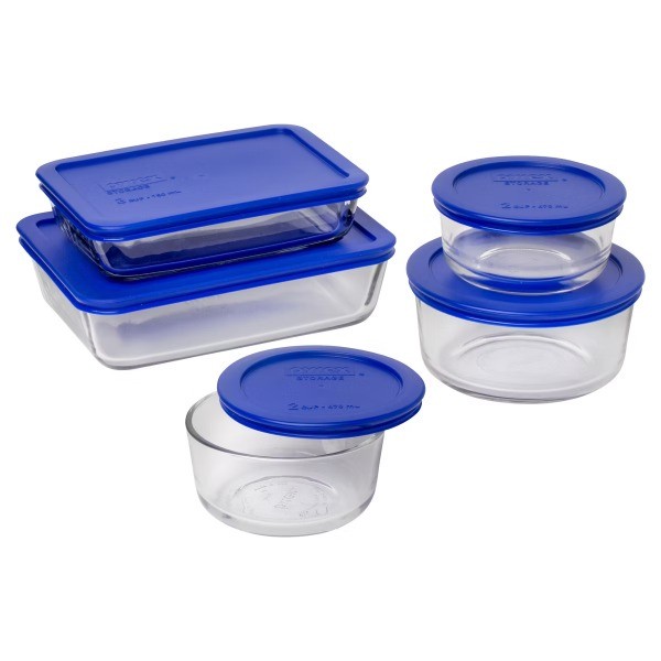 10pc Glass Storage Set