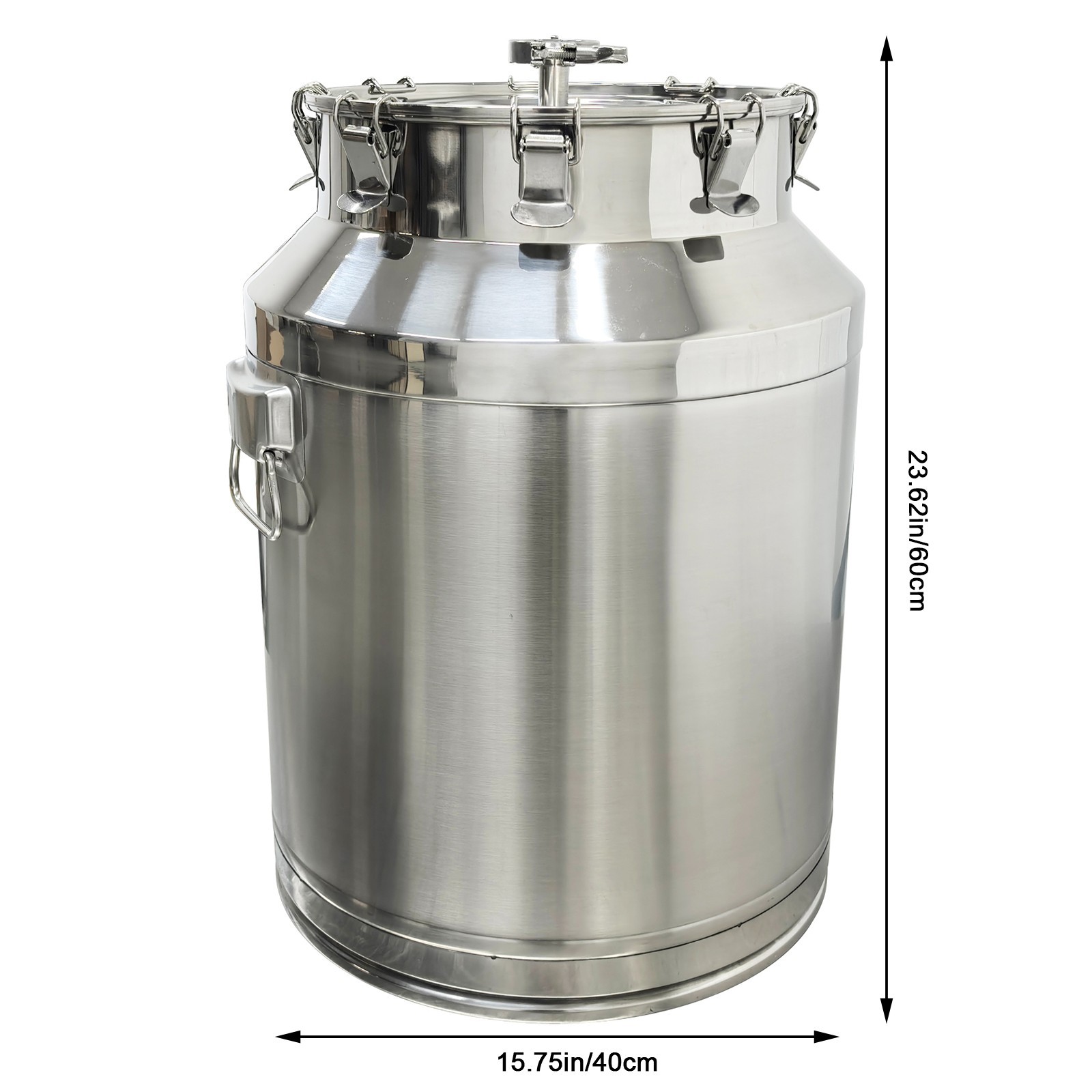 304 Stainless Steel Fermenter Tank 64L Capacity Sealing Storage Tank with Faucet