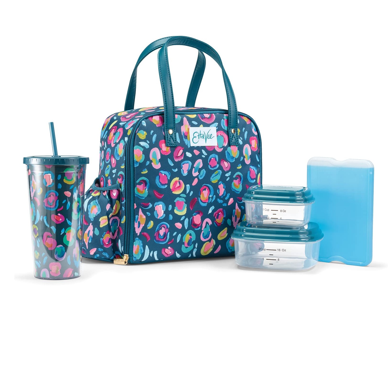 Fit & Fresh Insulated Women’s Lunch Bag For Work, Leakproof & Stylish