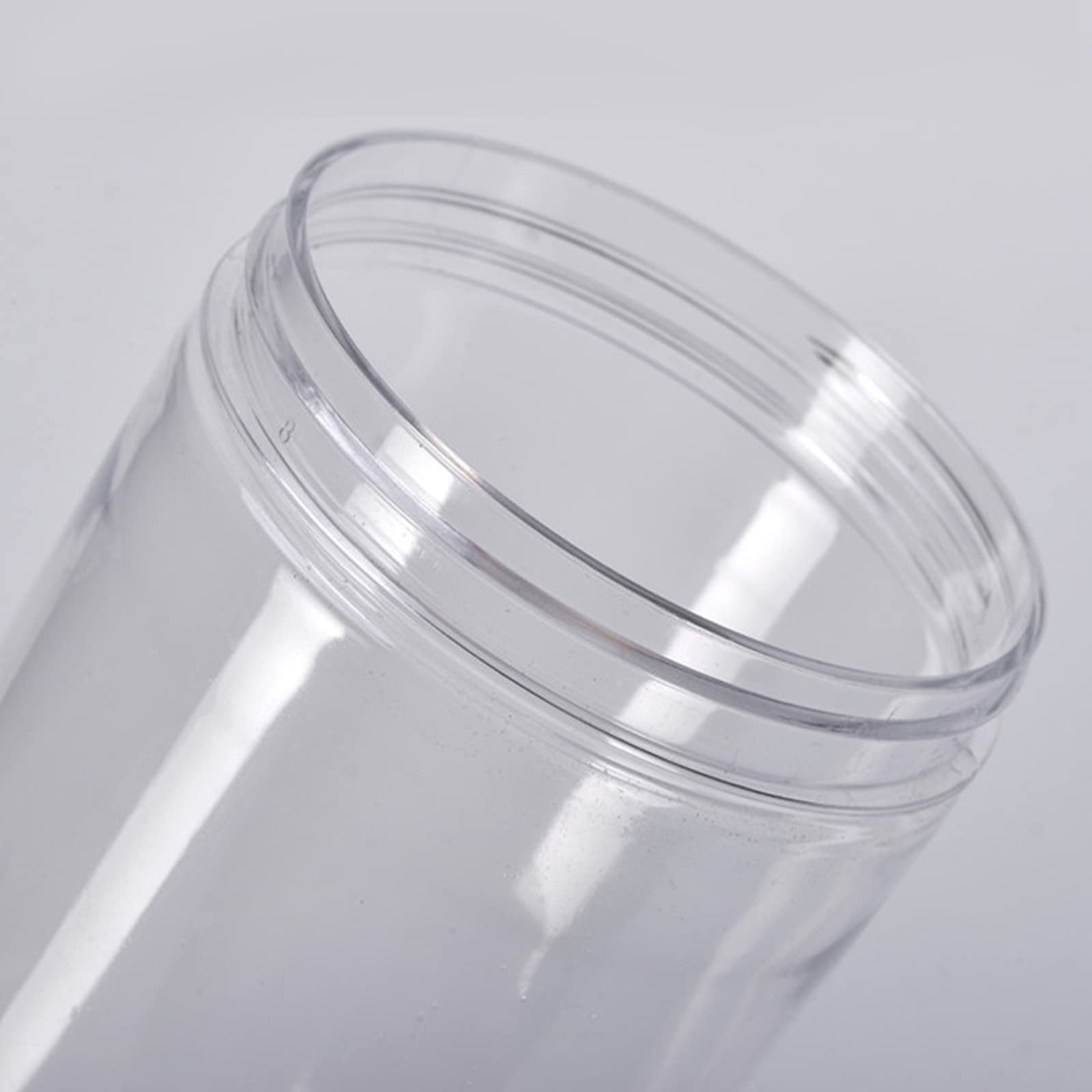 GRZJOPP 6Pcs Spaghetti Pasta Storage Containers with Lids,Tall Clear Pasta St