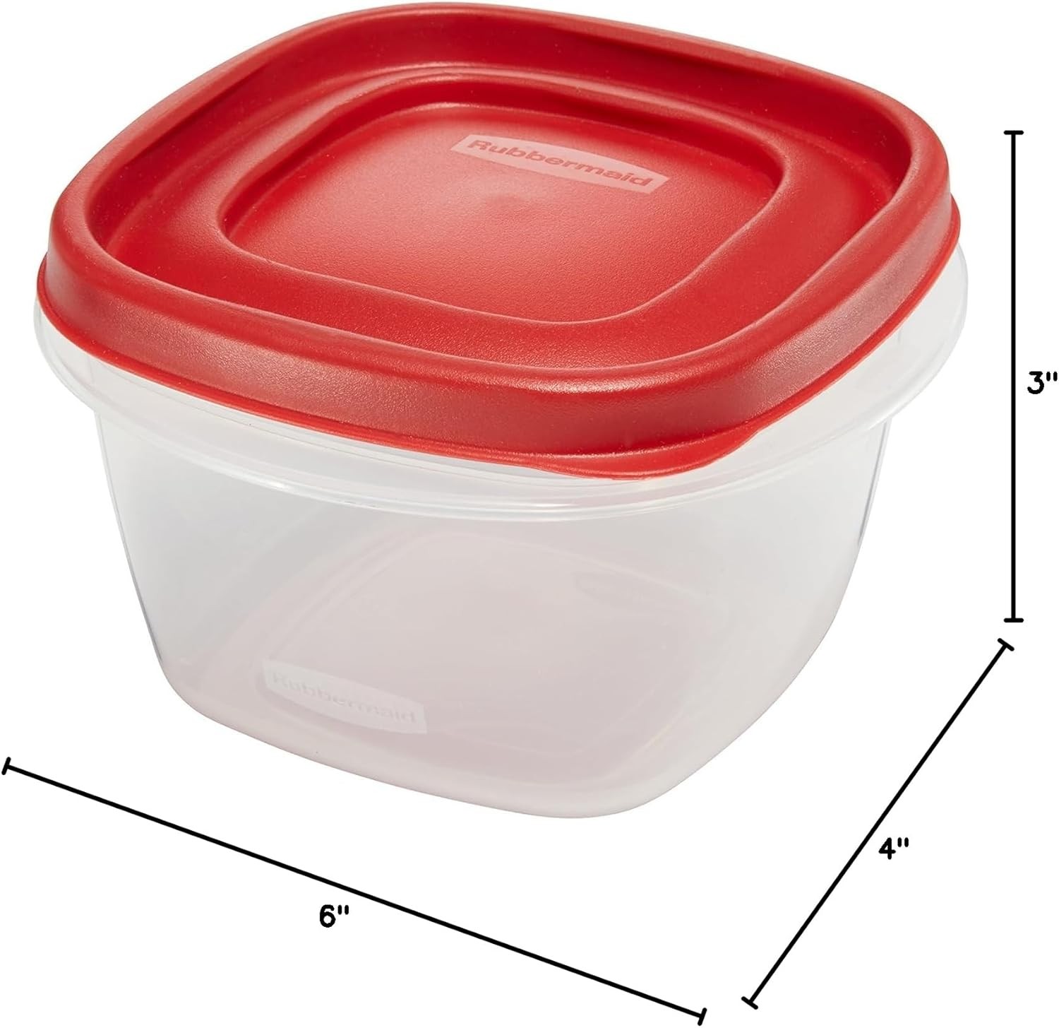 Rubber maid Food Storage Containers Two Cup Food Storage Containers 7 Piece Set