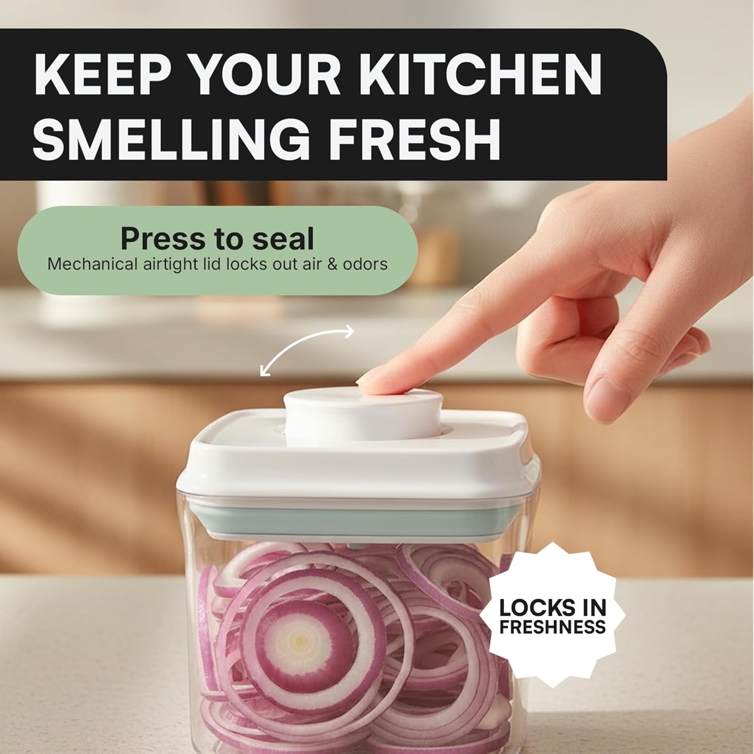 Bop Top Airtight Food Storage Containers with Lid 2 Cups / 16 oz | Kitchen Ca…