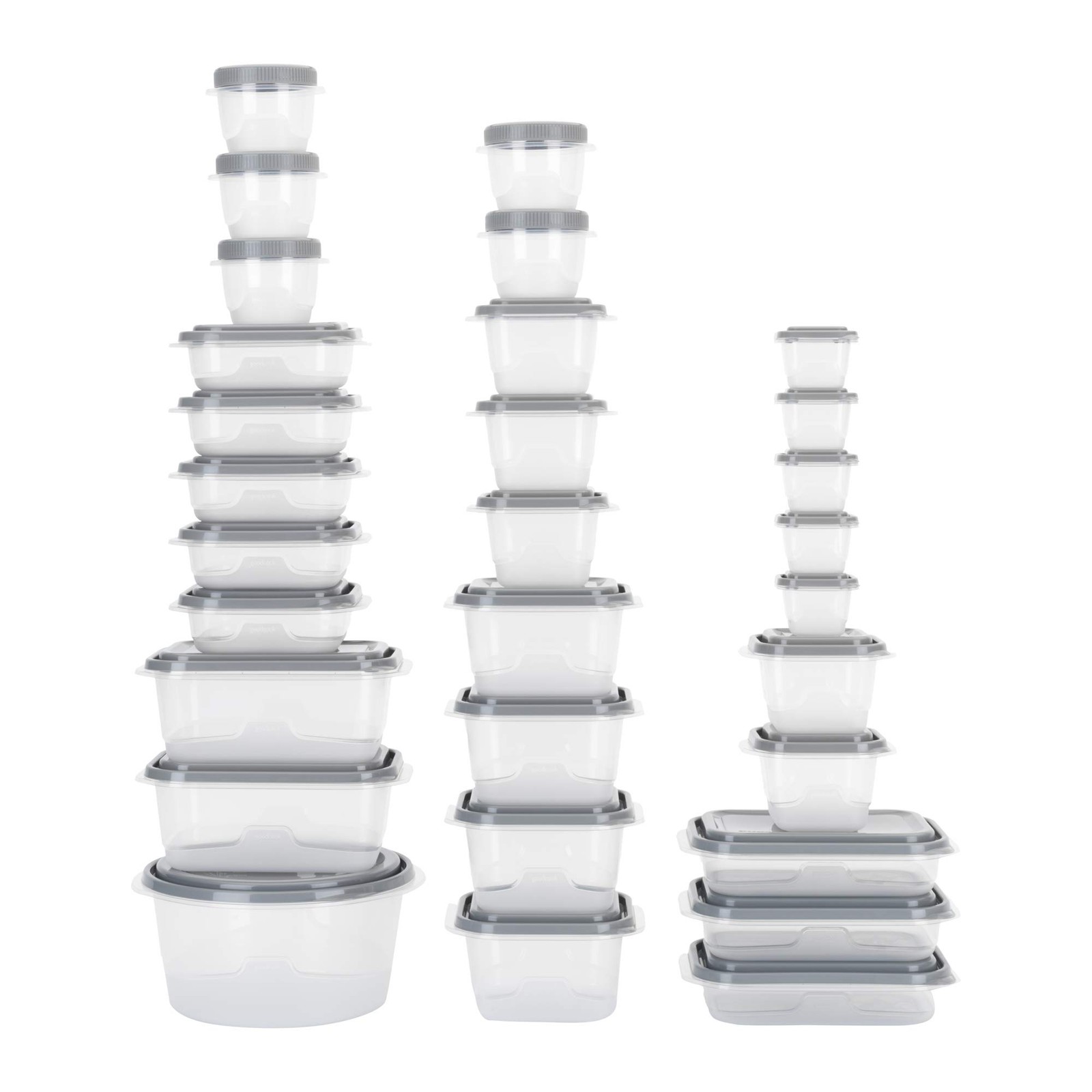 GoodCook EveryWare 60pc Container Set, BPA Free – 60-Piece Food Microwave and