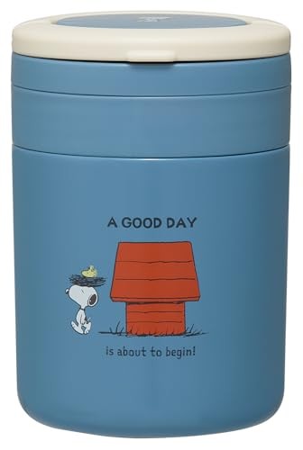 Skater Insulated Soup Jar 300ml with Folding Handle Snoopy Good Day! LJFO3-Afrom