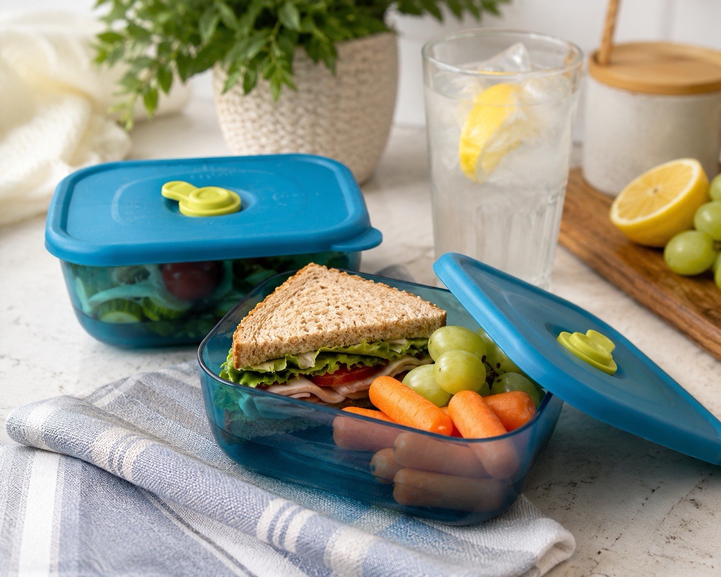 Tupperware 1 Cup Rock N Serve Microwave Container #3387A Set of 8