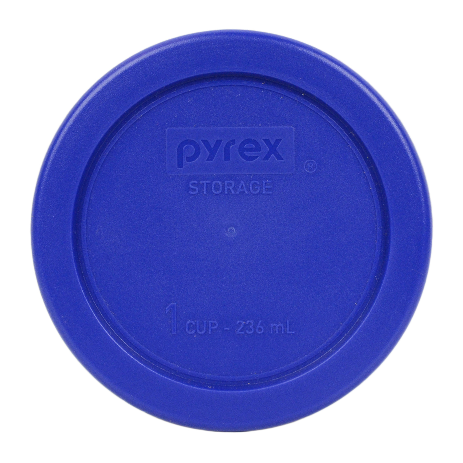 Pyrex 7202-PC Cadet Blue Plastic Food Storage Replacement Lid Cover (5-Pack)