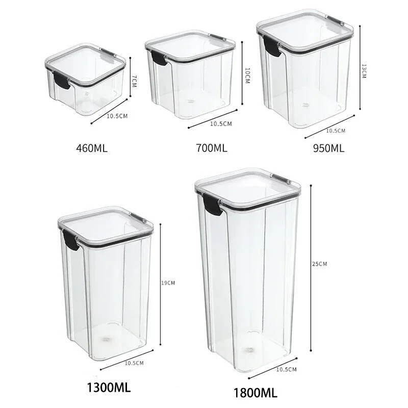 Sealed Jars Kitchen Grain Storage Organizer