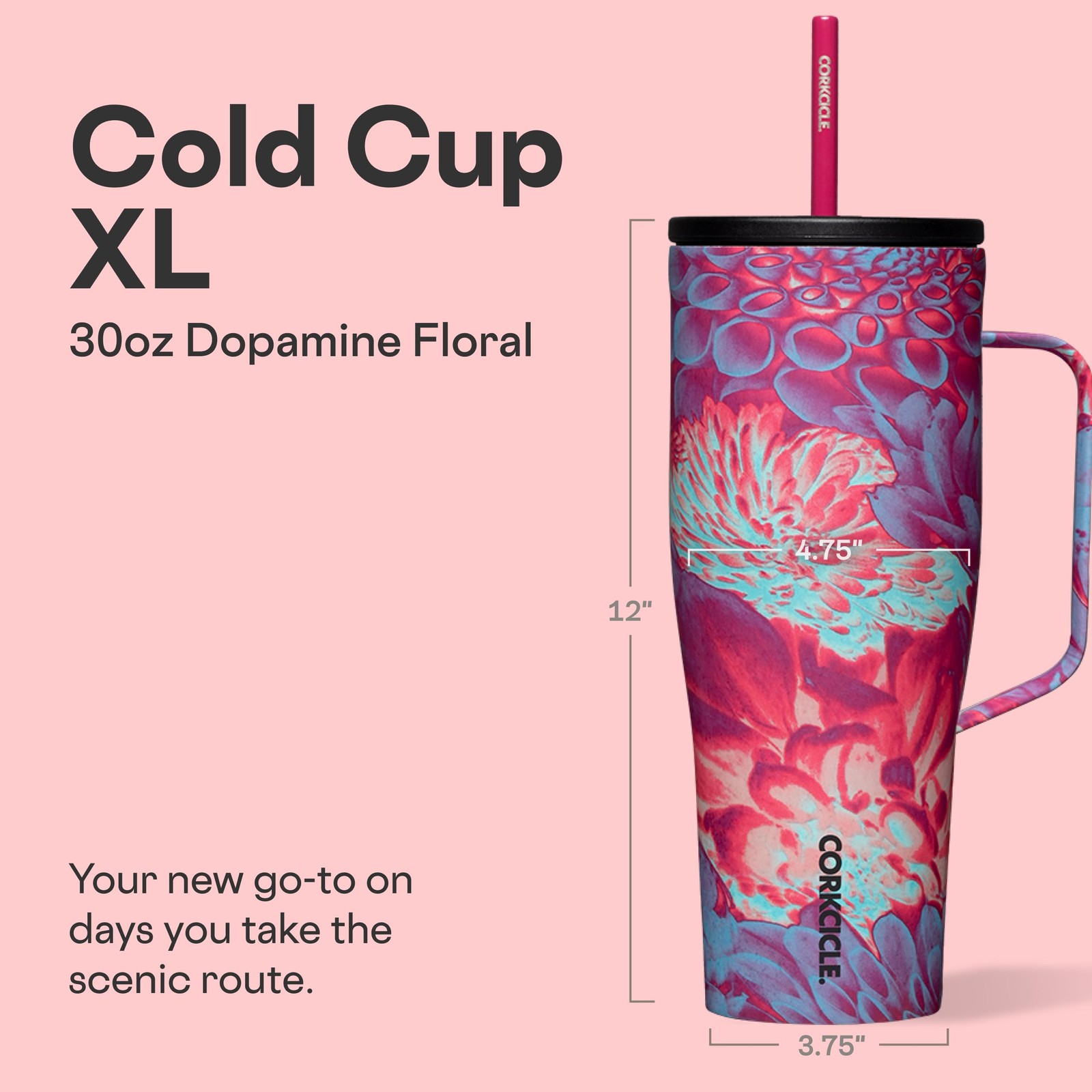Corkcicle Cup Xl – – 12 – – Lid – – Ice – 30 Oz