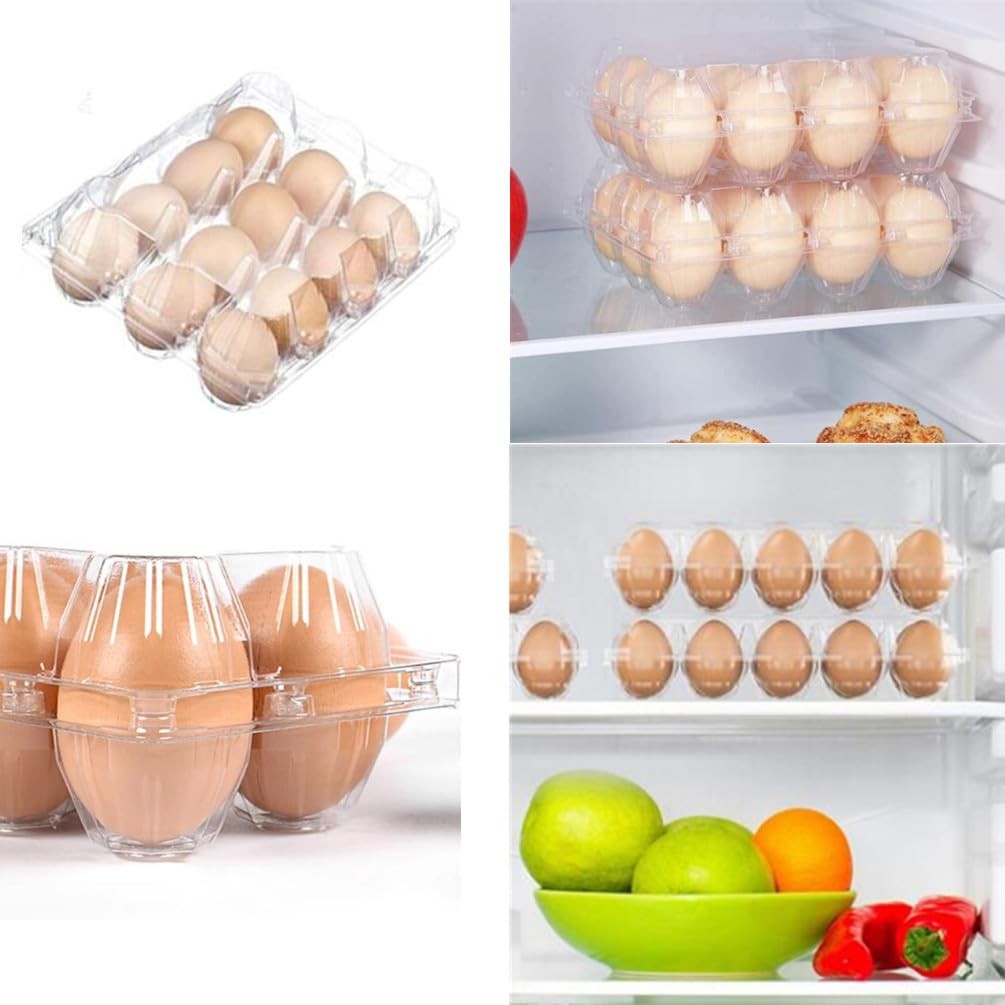 Plastic Egg Cartons Cheap Bulk, Clear Eggs Holder Storage Container, Empty Ch…