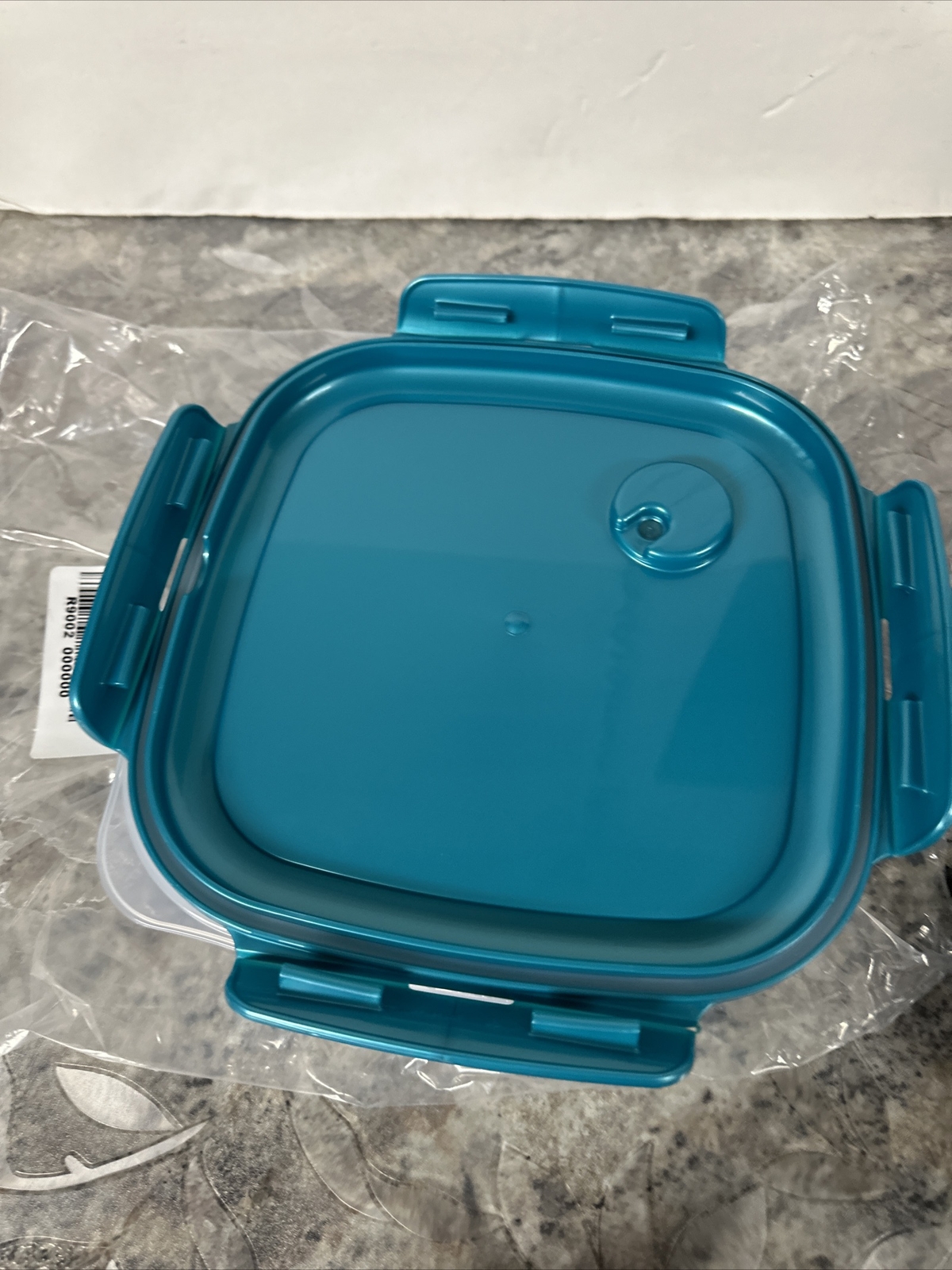 Lock N Lock Divided Food Storage Container W/Green Snap Lid 4 Divides Vent 1.4qt